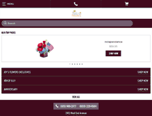 Tablet Screenshot of joysflowers.com